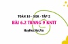 Bài 6.2 trang 9 Toán 10 tập 2 Kết nối tri thức